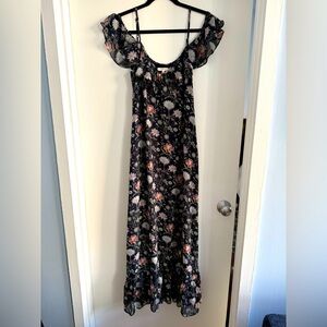 Navy floral dress by Max Studio